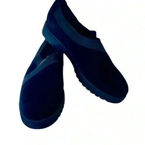 BRAND NEW Clark’s Bellevue cedar Women’s loafers black stretch slip ons sz 7.5